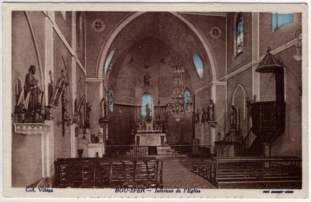 BOUSFER ANNEES 40 L EGLISE ET SON INTERIEUR.JPG